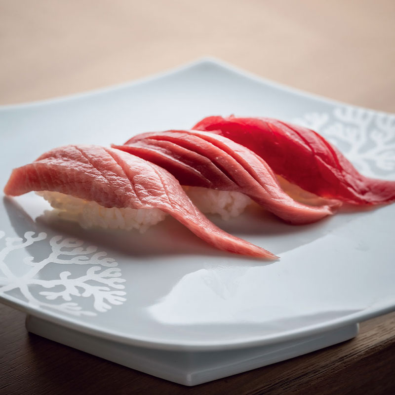 Signature plate (Amakusa Hon Maguro)