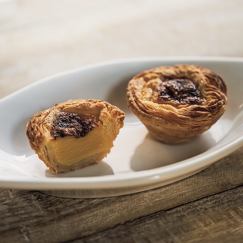 Pastel de nata de branco