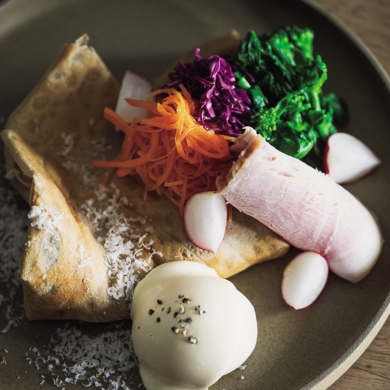 自家製シャルキュトリーのガレット