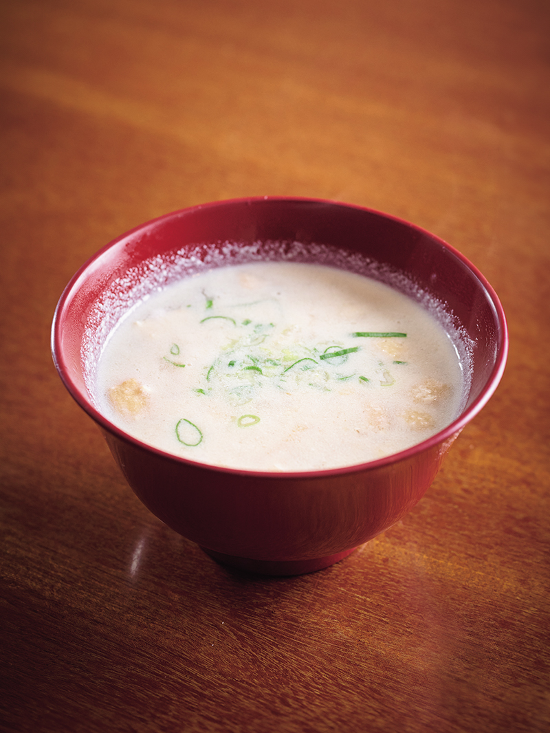 創業61年。「肥後路」の呉汁は、ひと味違う。