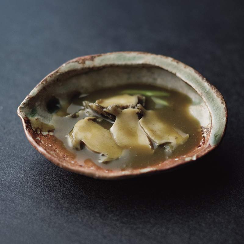 あわびのあんかけ