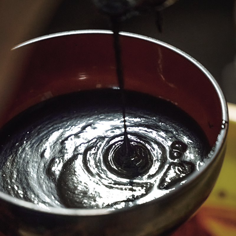 Homemade dengaku miso from the Takamori Dengaku Preservation Society.