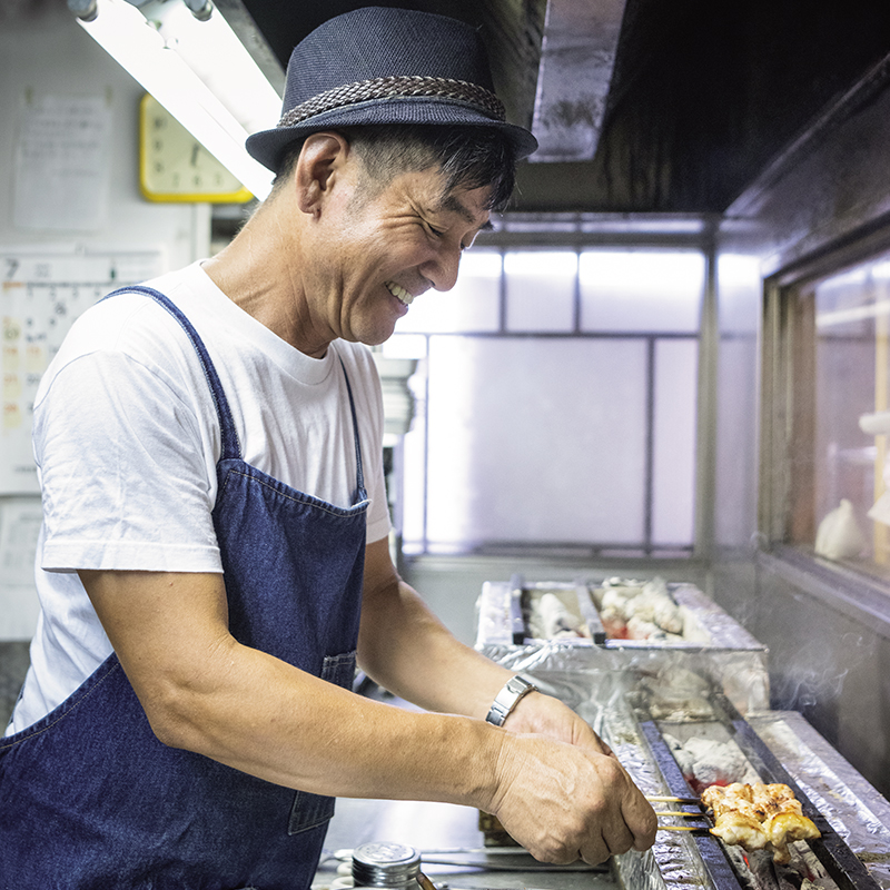 天草大王の鶏油でパリッと焼く